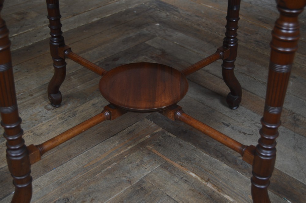 Mahogany Envelope Card Table View VII