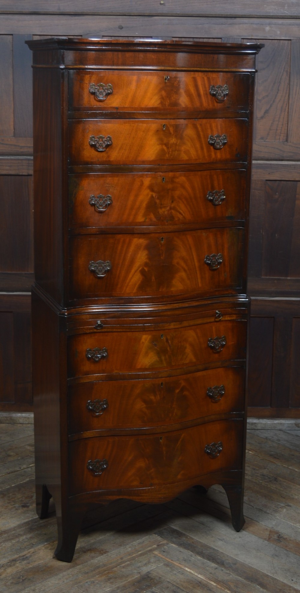 Edwardian Mahogany Chest on Chest
