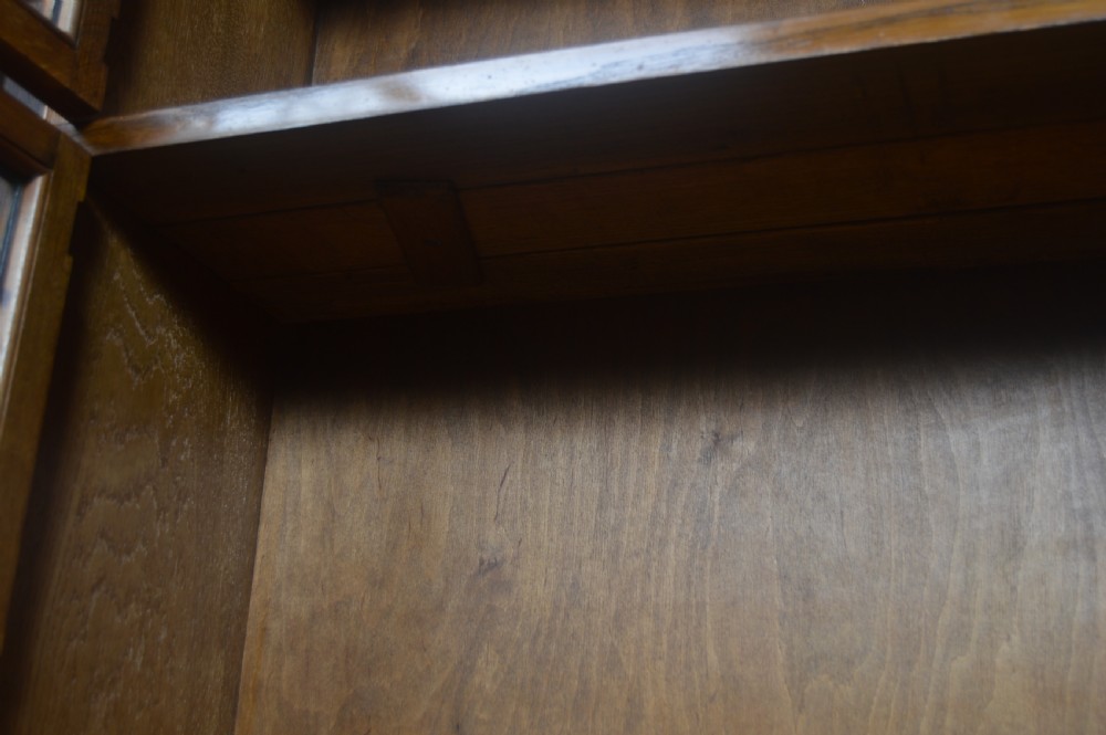 Edwardian Oak Minty Sectional Bookcase View IV