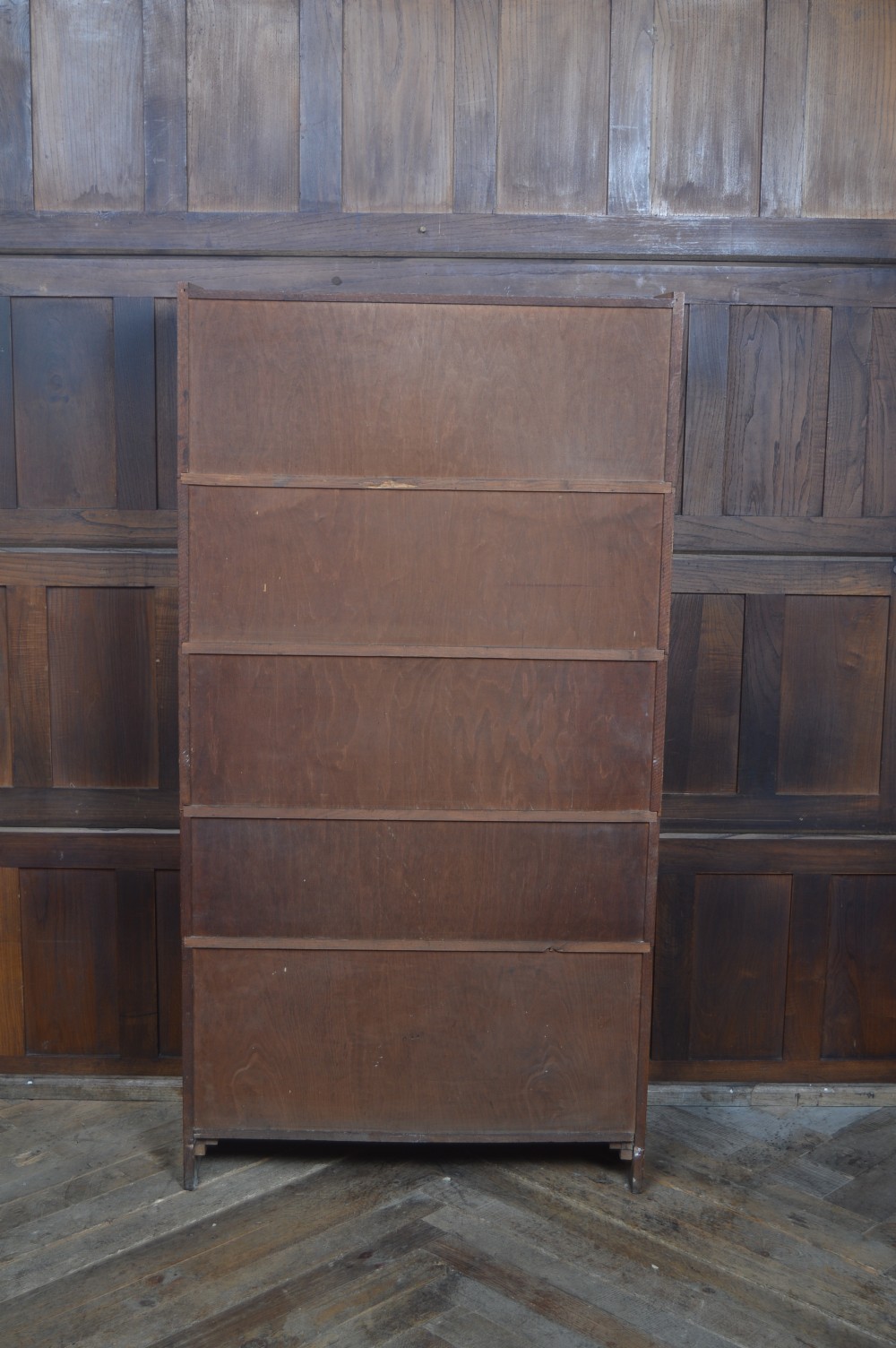 Edwardian Oak Minty Sectional Bookcase View VII