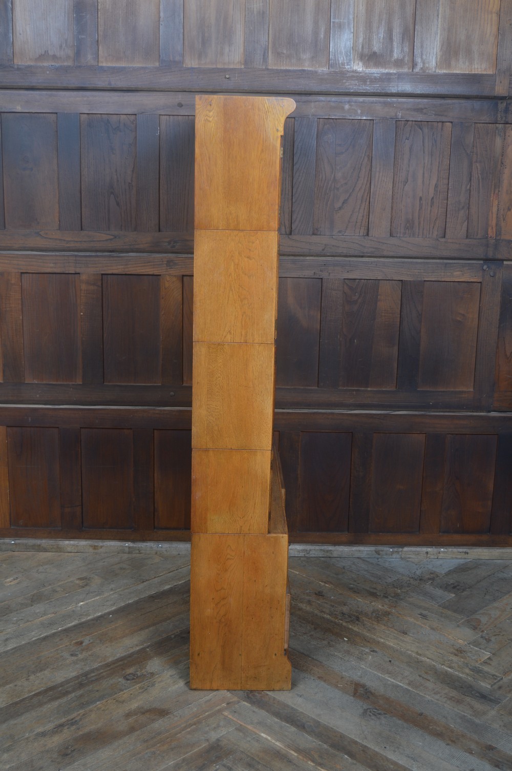 Edwardian Oak Minty Sectional Bookcase View XIII