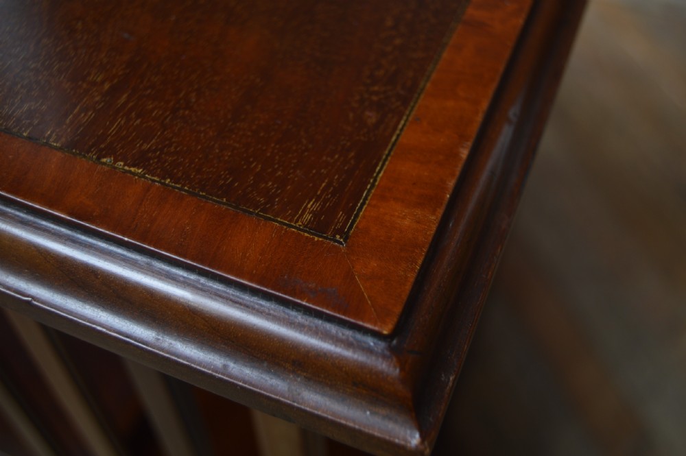 Edwardian Mahogany Revolving Bookcase View IV