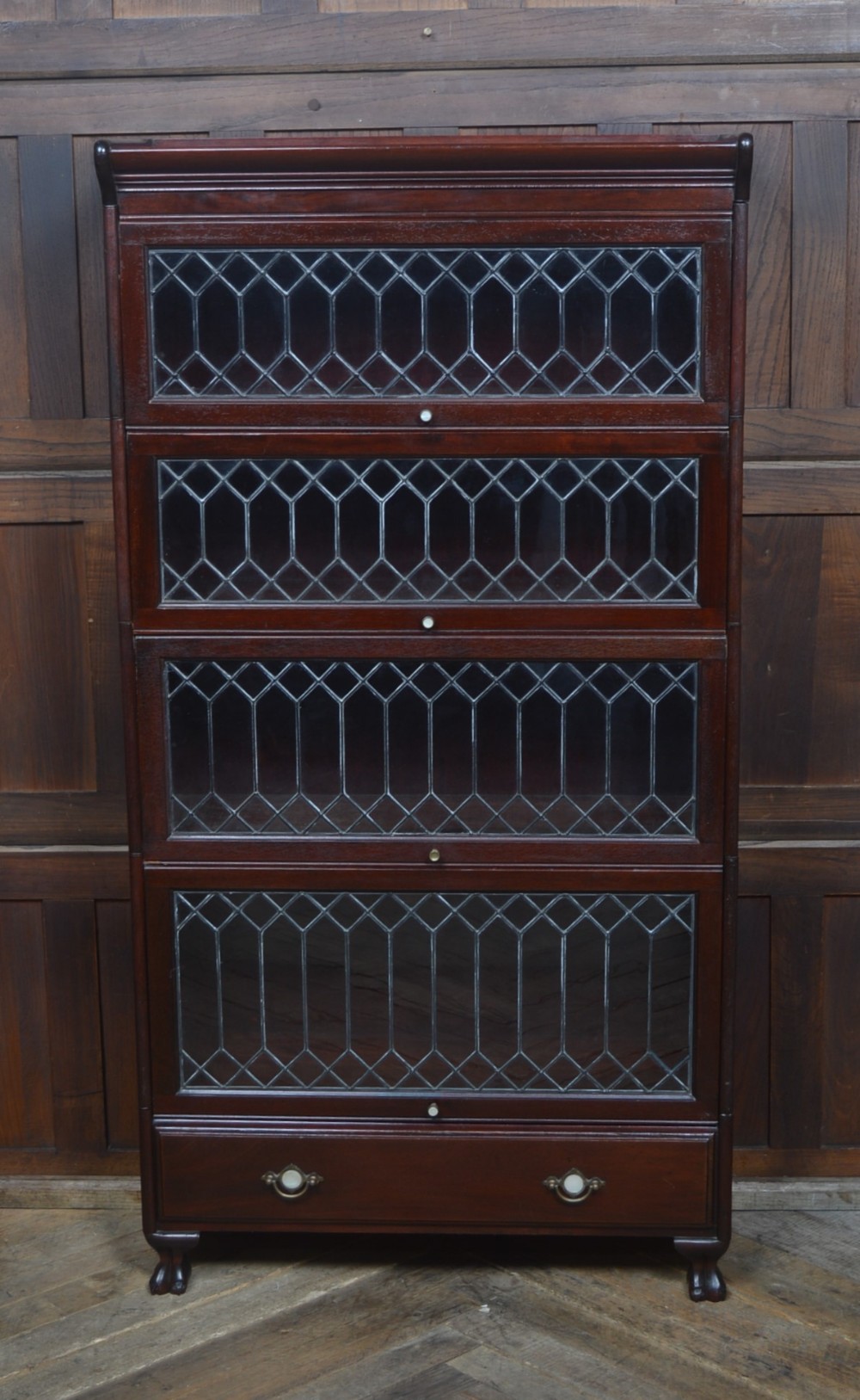 Edwardian Mahogany Sectional Bookcase