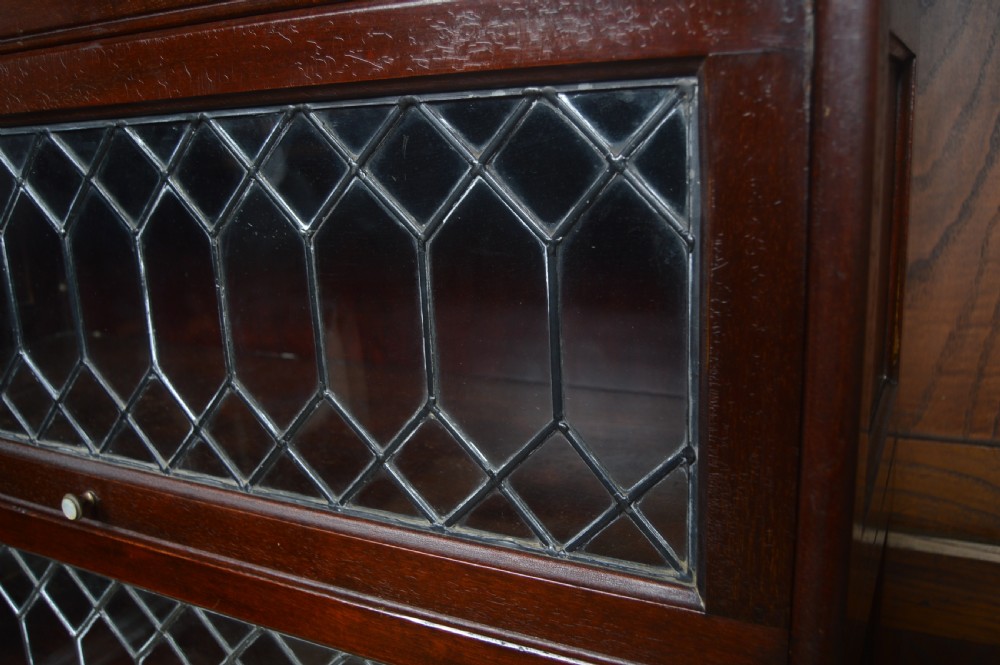 Edwardian Mahogany Sectional Bookcase View IV