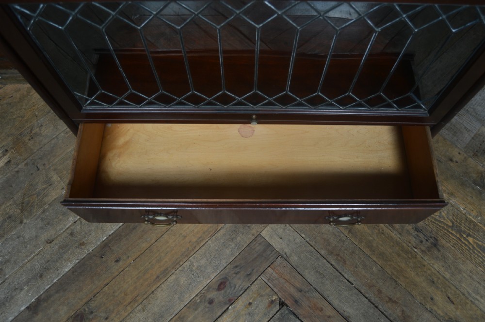 Edwardian Mahogany Sectional Bookcase View VII