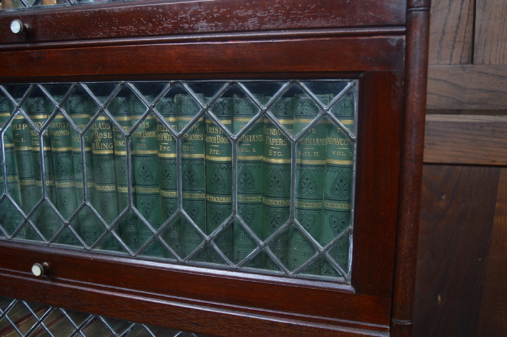 Edwardian Mahogany Sectional Bookcase View XIV