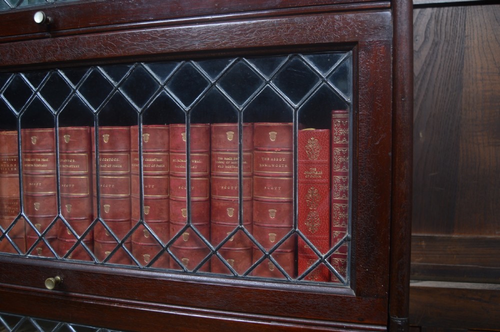 Edwardian Mahogany Sectional Bookcase View XV