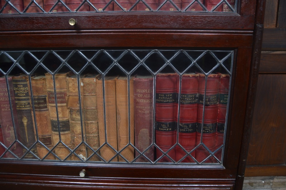 Edwardian Mahogany Sectional Bookcase View XVI