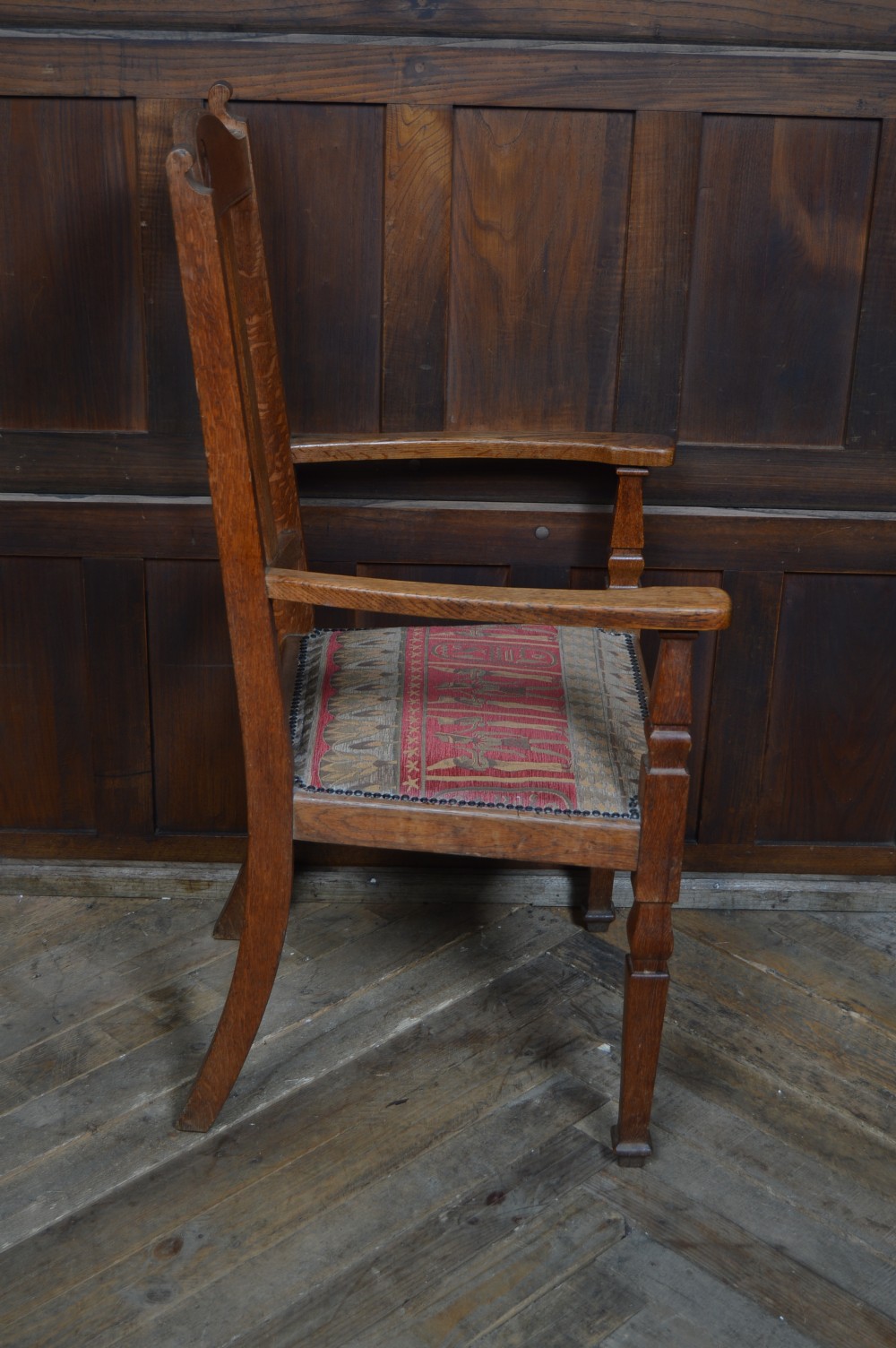 Oak Arts & Crafts Arm Chair View IV