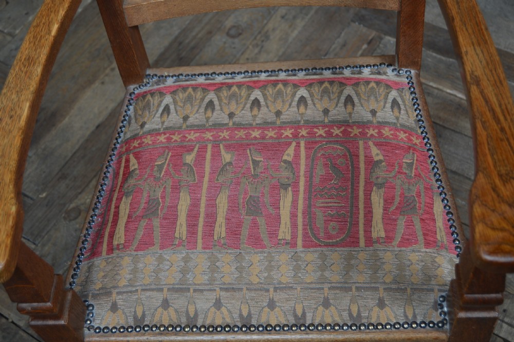 Oak Arts & Crafts Arm Chair View VI