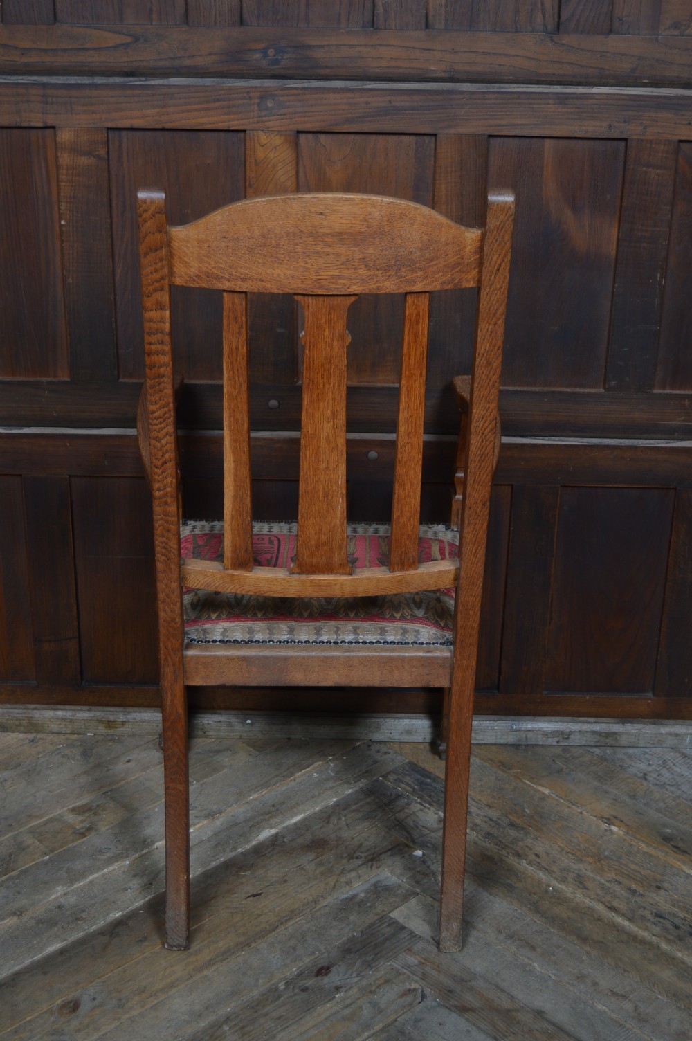 Oak Arts & Crafts Arm Chair View VII