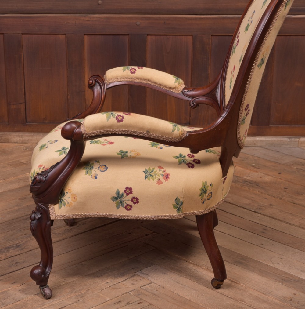 Victorian Walnut Arm-Chair View VIII