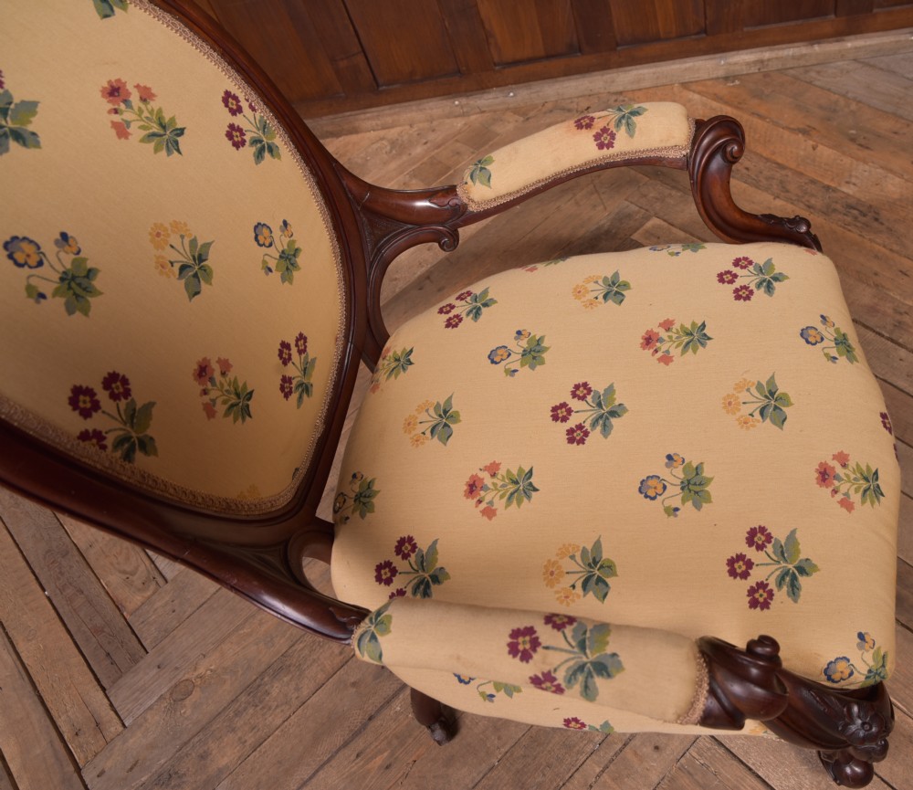 Victorian Walnut Arm-Chair View XI