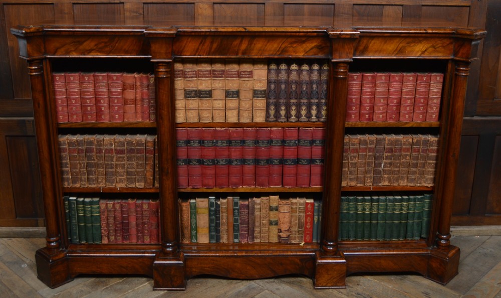 Victorian Walnut Bookcase View V
