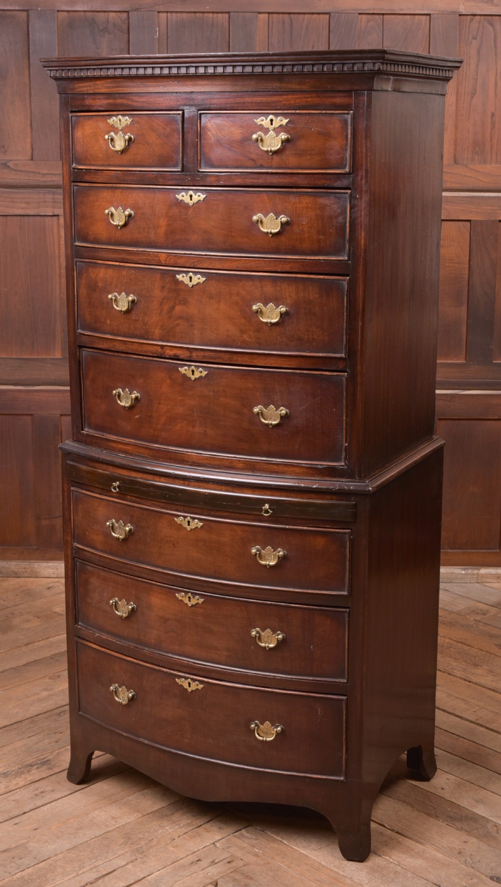 Edwardian Mahogany Chest on Chest View II