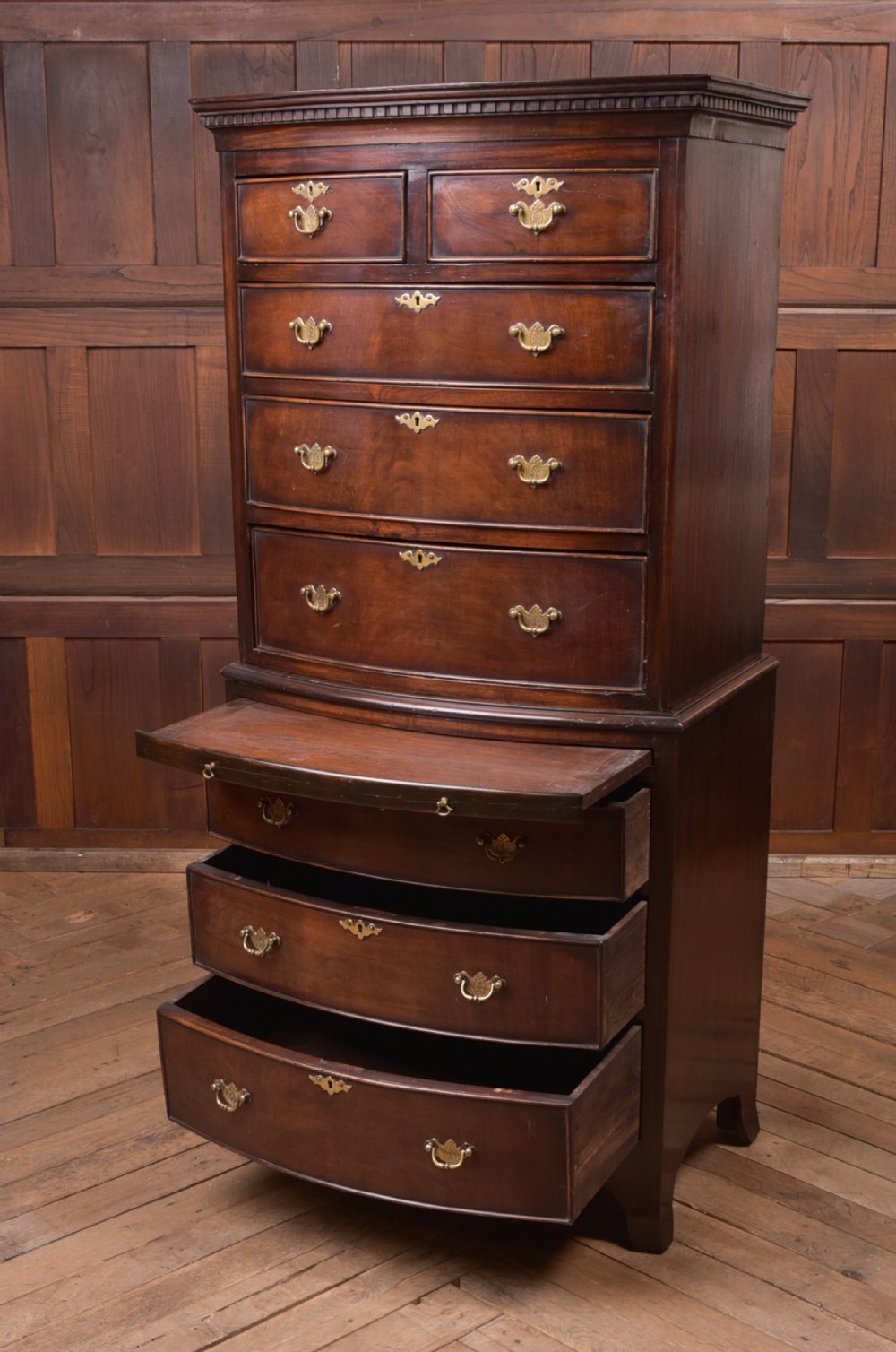 Edwardian Mahogany Chest on Chest View IX