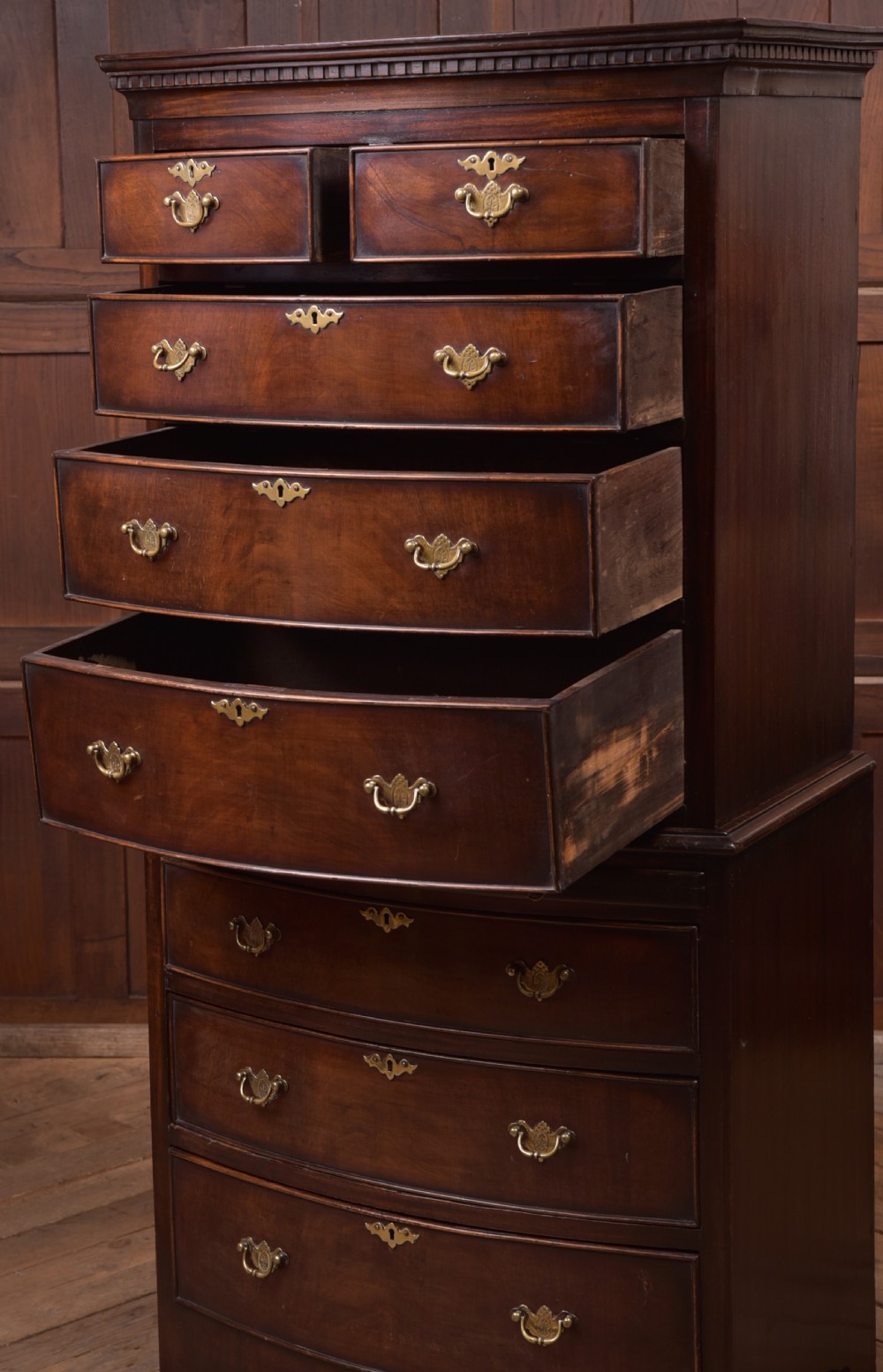Edwardian Mahogany Chest on Chest View XII