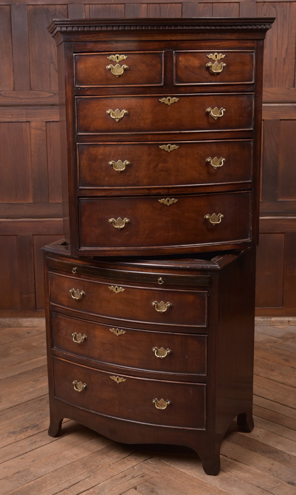 Edwardian Mahogany Chest on Chest View XIII