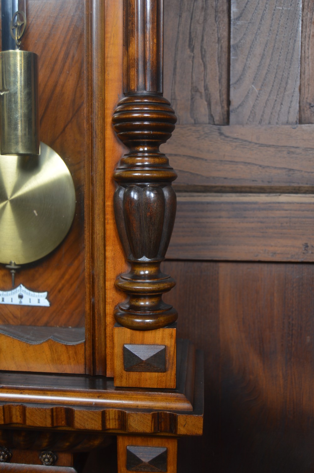 Victorian German Wall Clock View IX