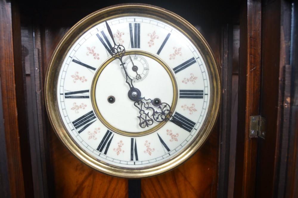 Victorian German Wall Clock View XI