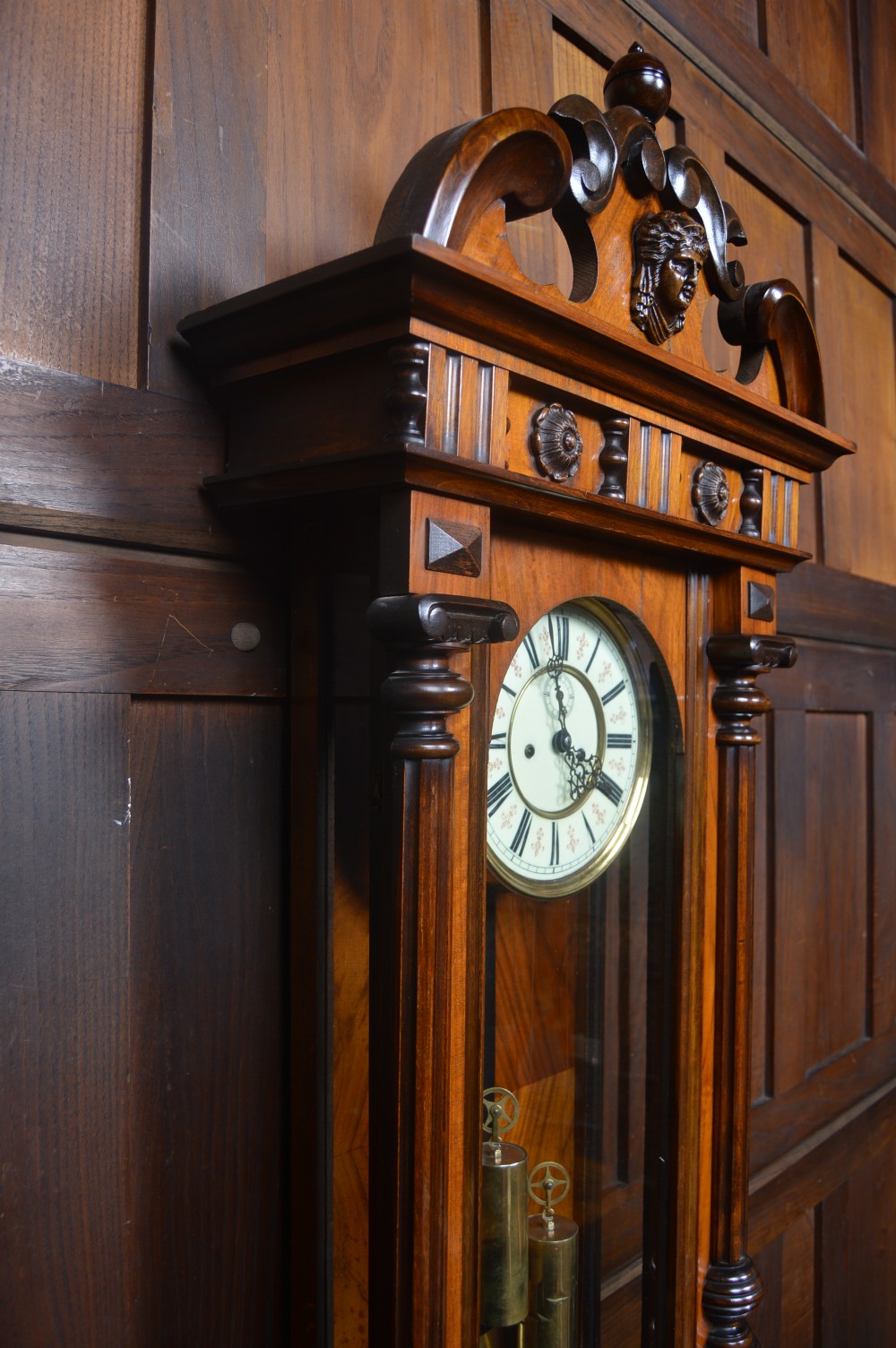 Victorian German Wall Clock View XVI