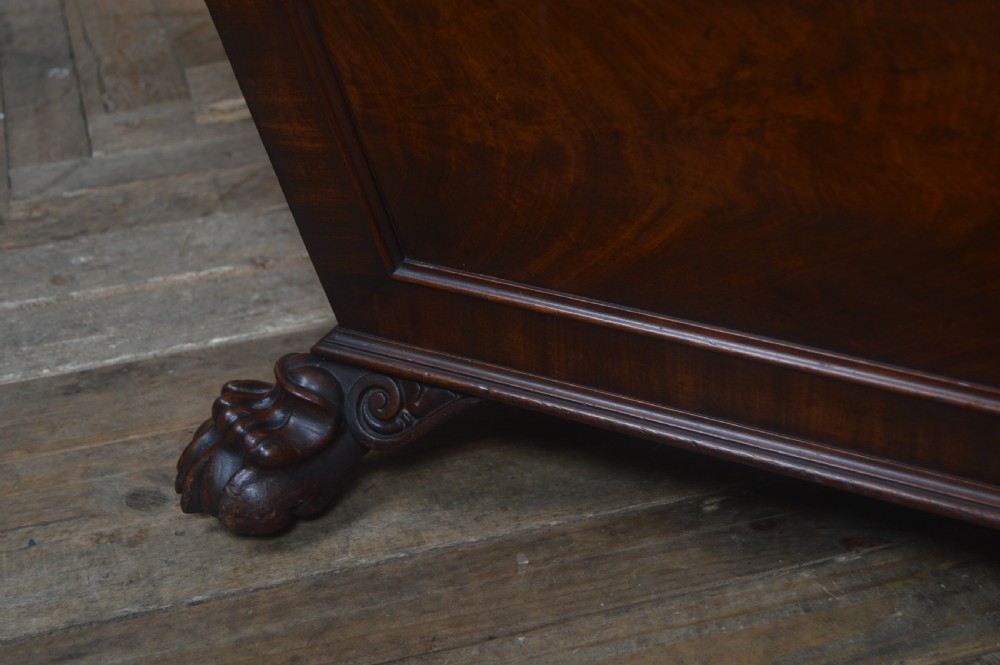Mahogany Sarcophagus Shape Wine Cooler  View V