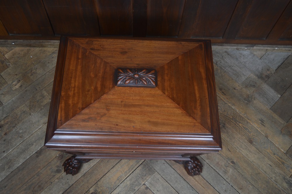 Mahogany Sarcophagus Shape Wine Cooler  View VI