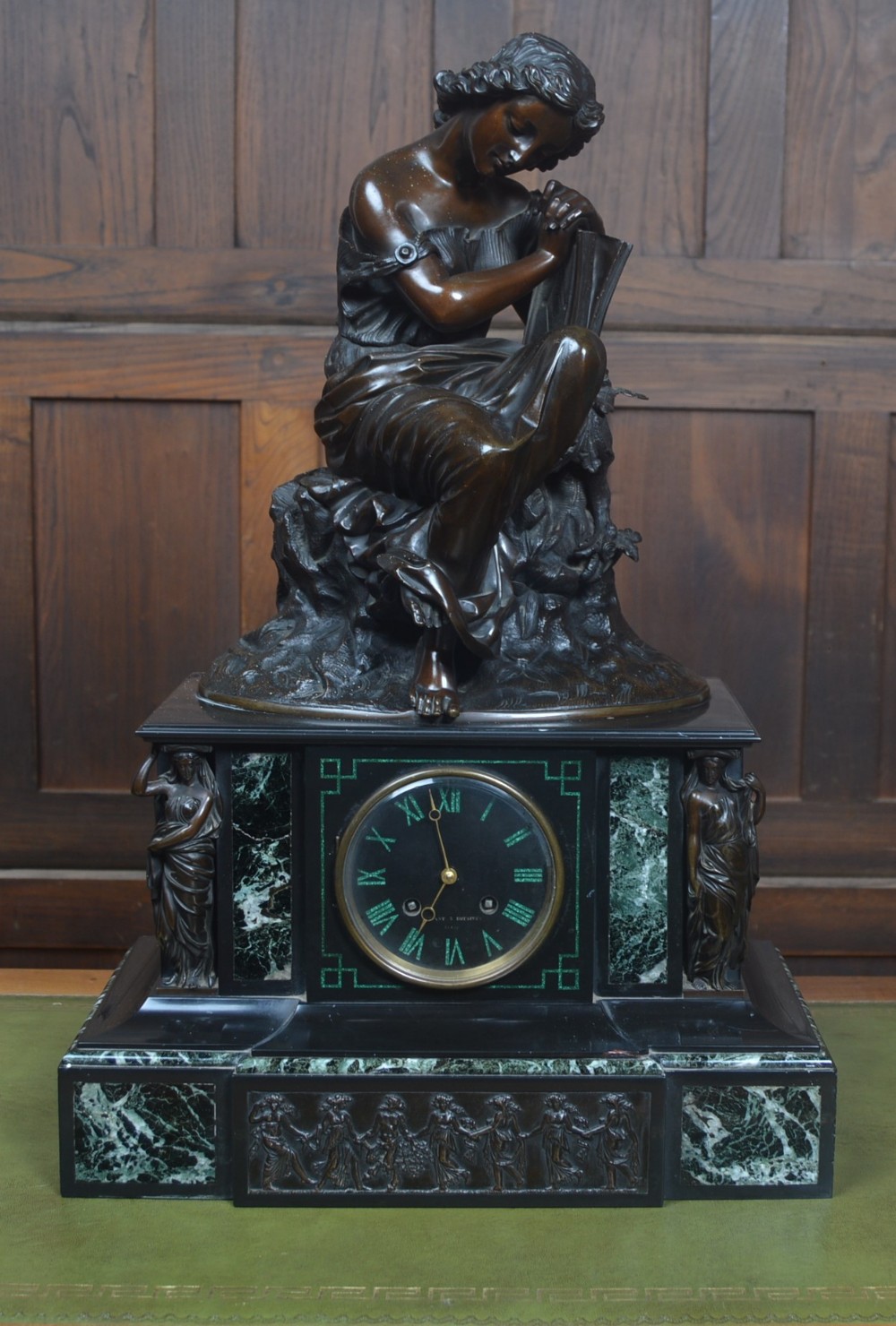 French Marble Mantel Clock