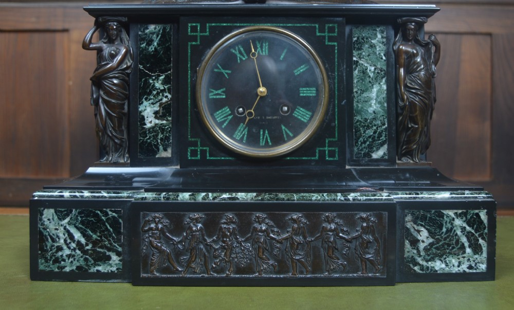 French Marble Mantel Clock View II