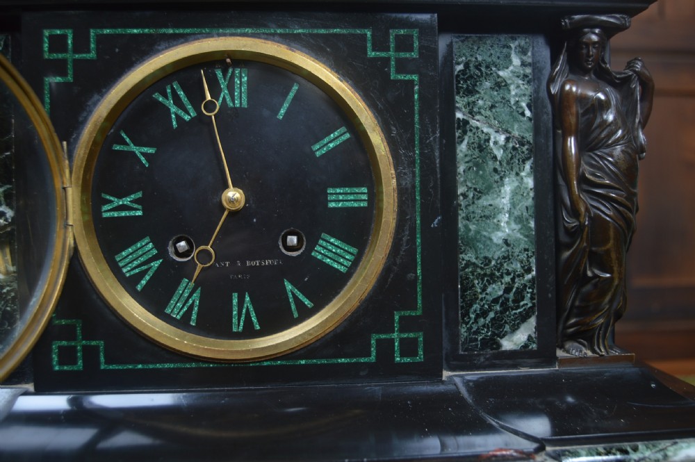 French Marble Mantel Clock View VII