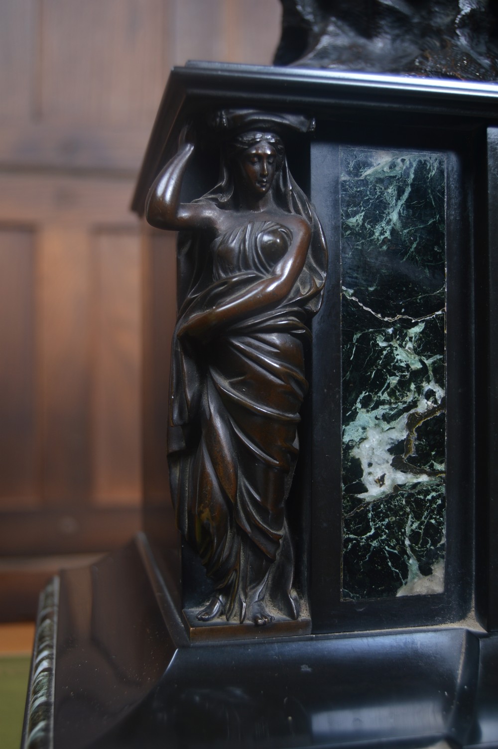 French Marble Mantel Clock View X