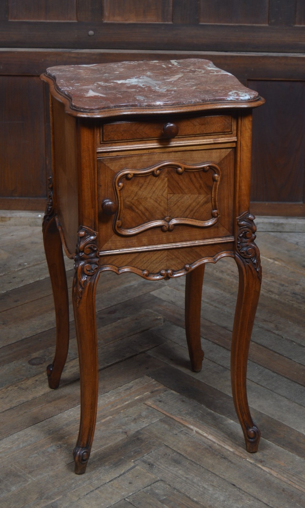 Victorian French Walnut Pot Cupboard