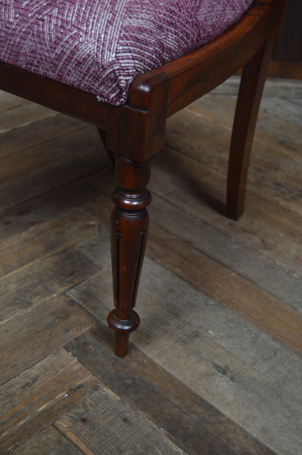 8 Victorian Rosewood Dining Chairs View XI