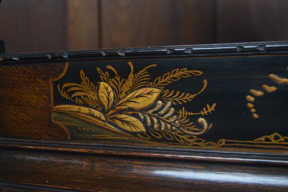 Edwardian Chinoiserie Oak Dressing Table View V