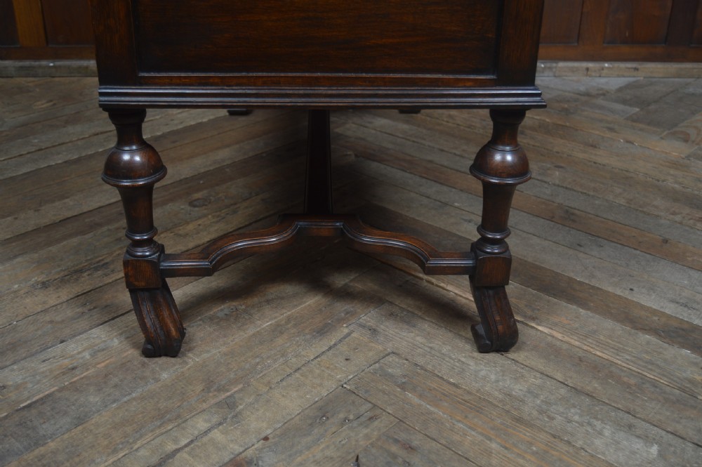 Edwardian Chinoiserie Oak Dressing Table View XVIII