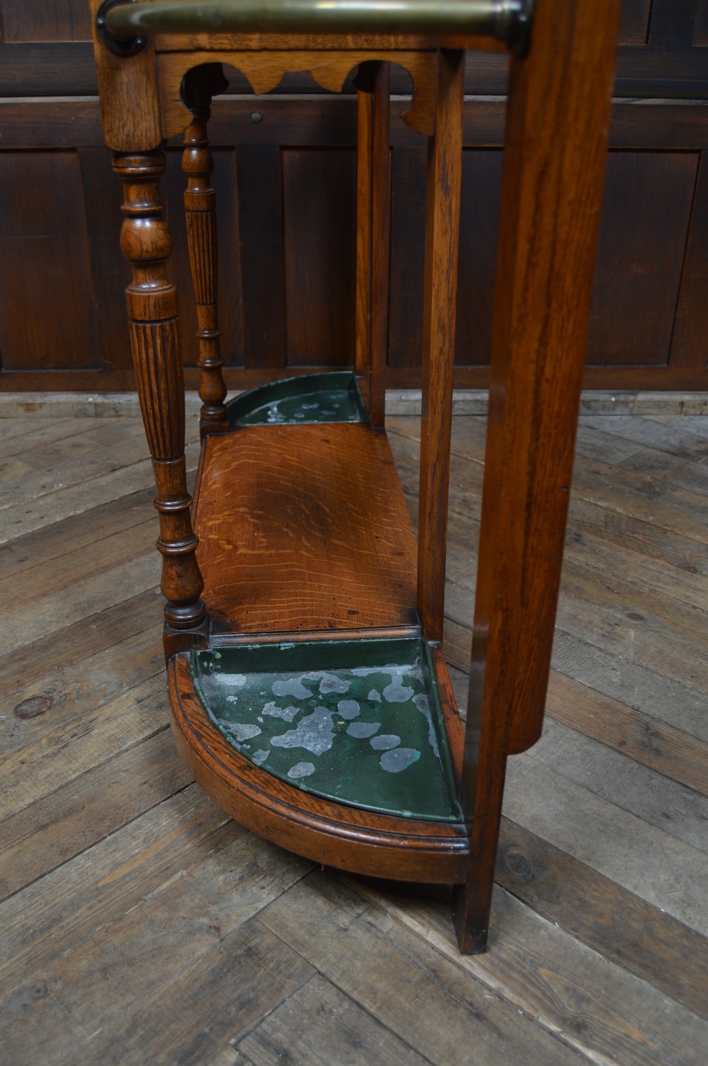 Edwardian Oak Hall Stand View XVI
