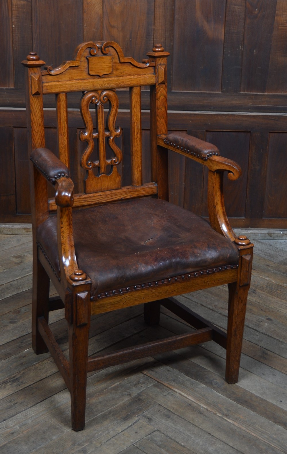Victorian Oak Arm Chair