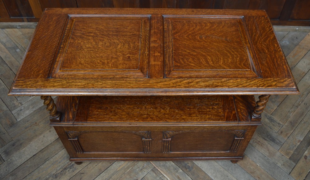 Edwardian Monk's Bench/ Hall Seat/ Settle View XVII