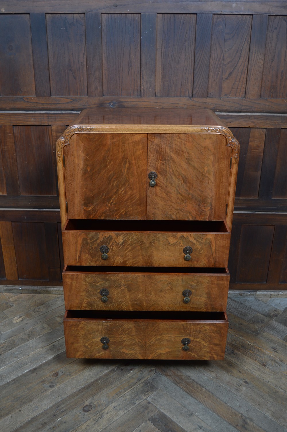 Walnut Tallboy View VI