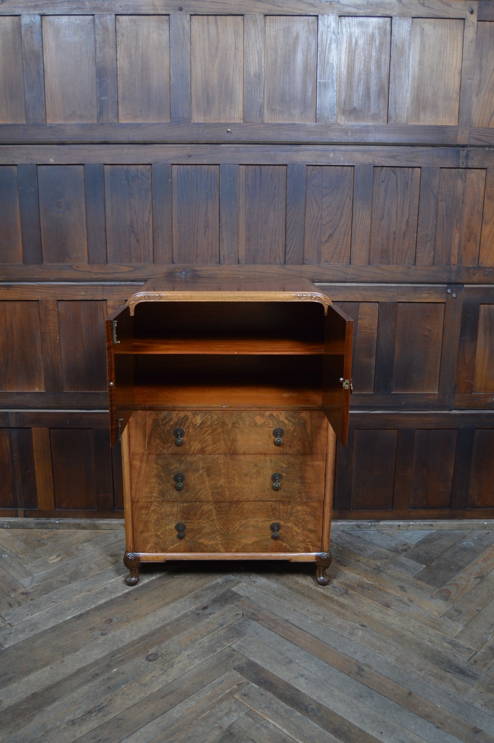 Walnut Tallboy View IX