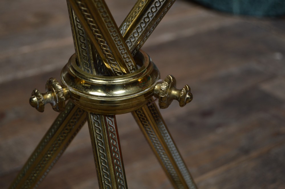 Edwardian Marble Top Table View VIII