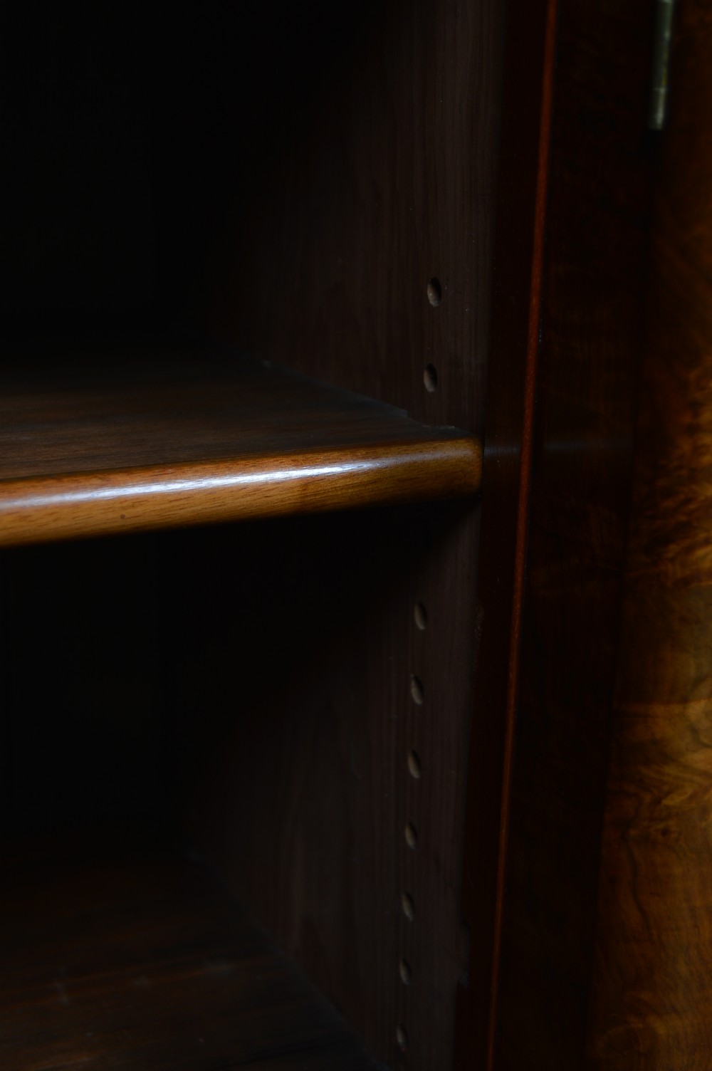 Victorian Walnut Bookcase/ Display Cabinet  View XI