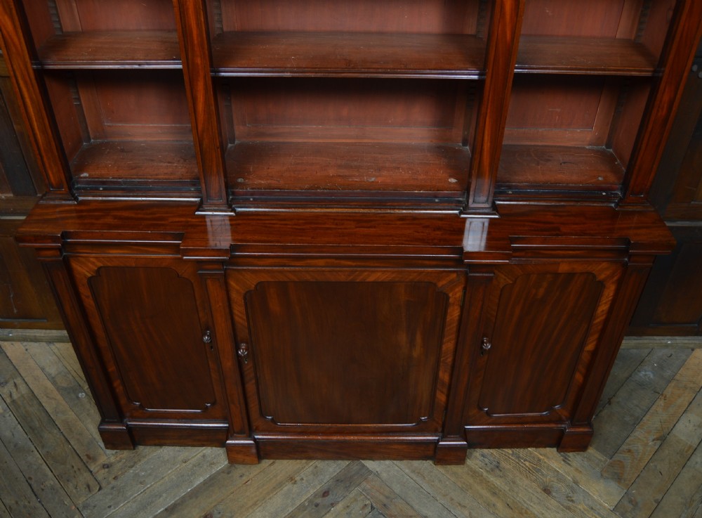 Georgian  Mahogany Bookcase View IX