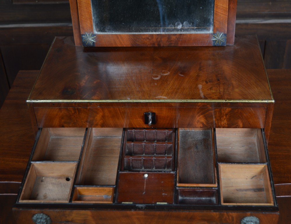 Regency Mahogany Dressing / Vanity Mirror View VIII