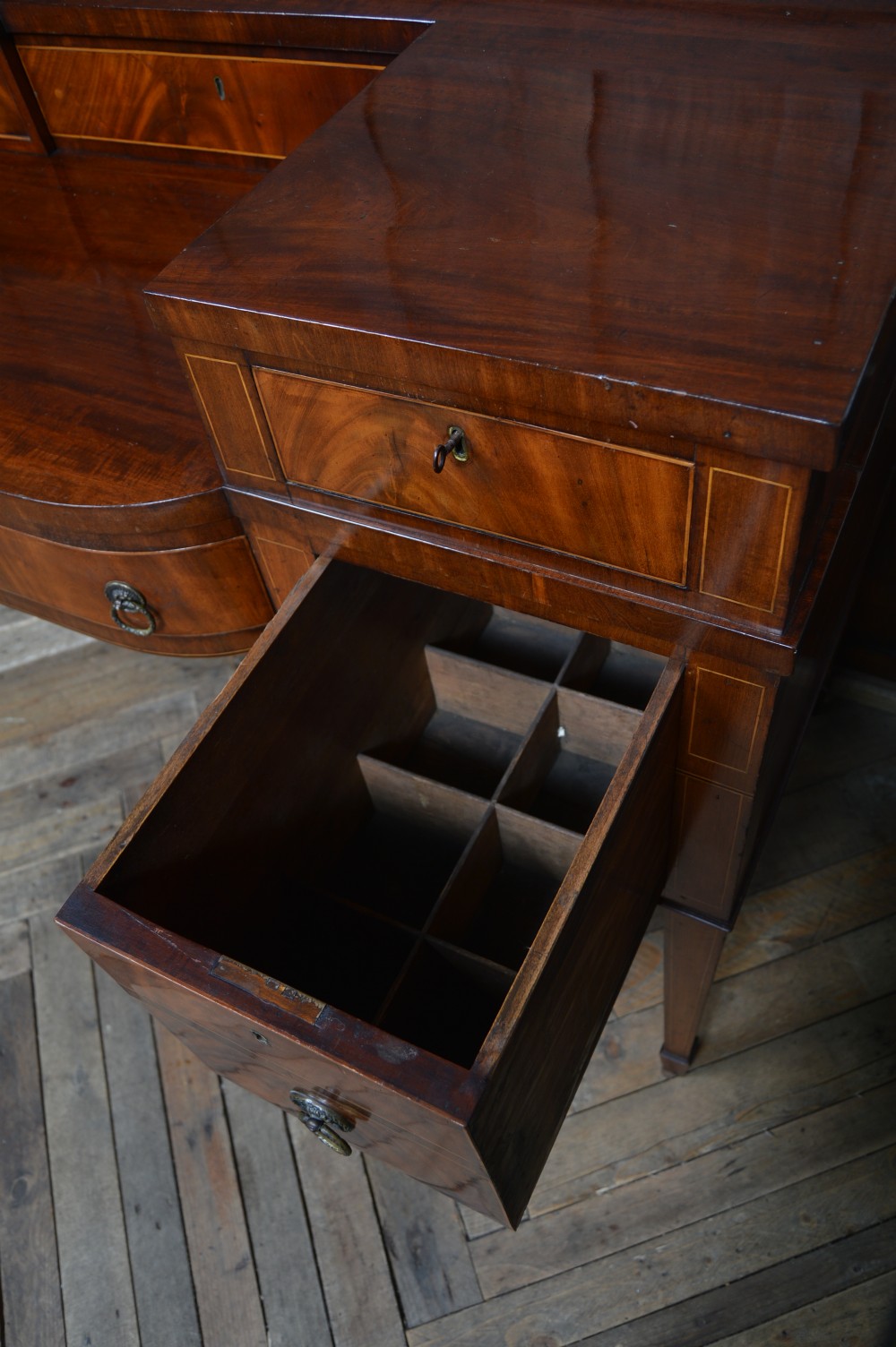 Regency Mahogany Sideboard View XVII