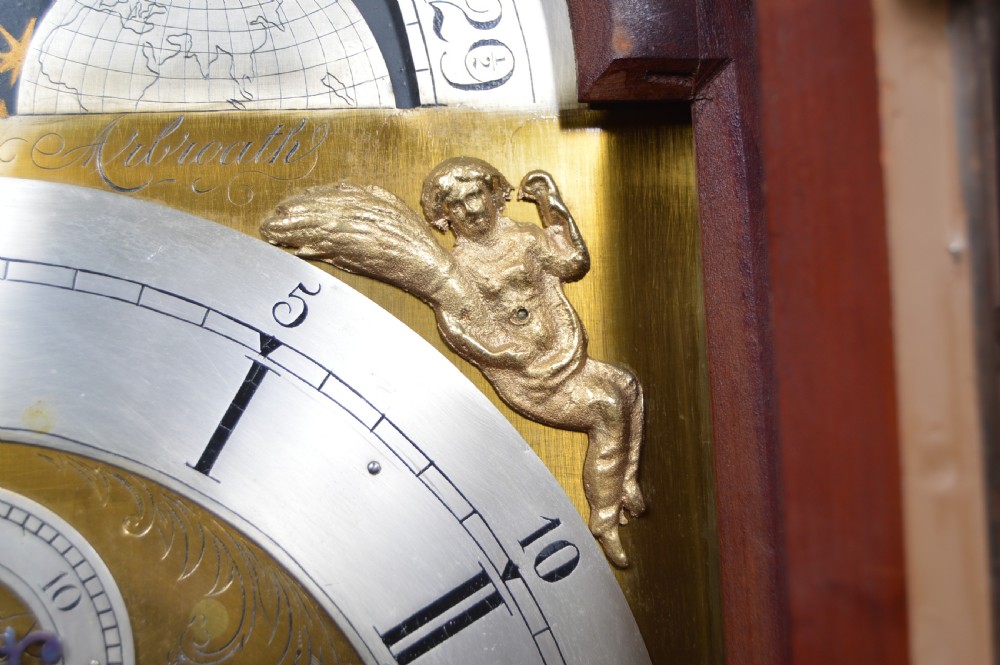 Victorian Scottish Mahogany Longcase Clock Alex Low View XVI