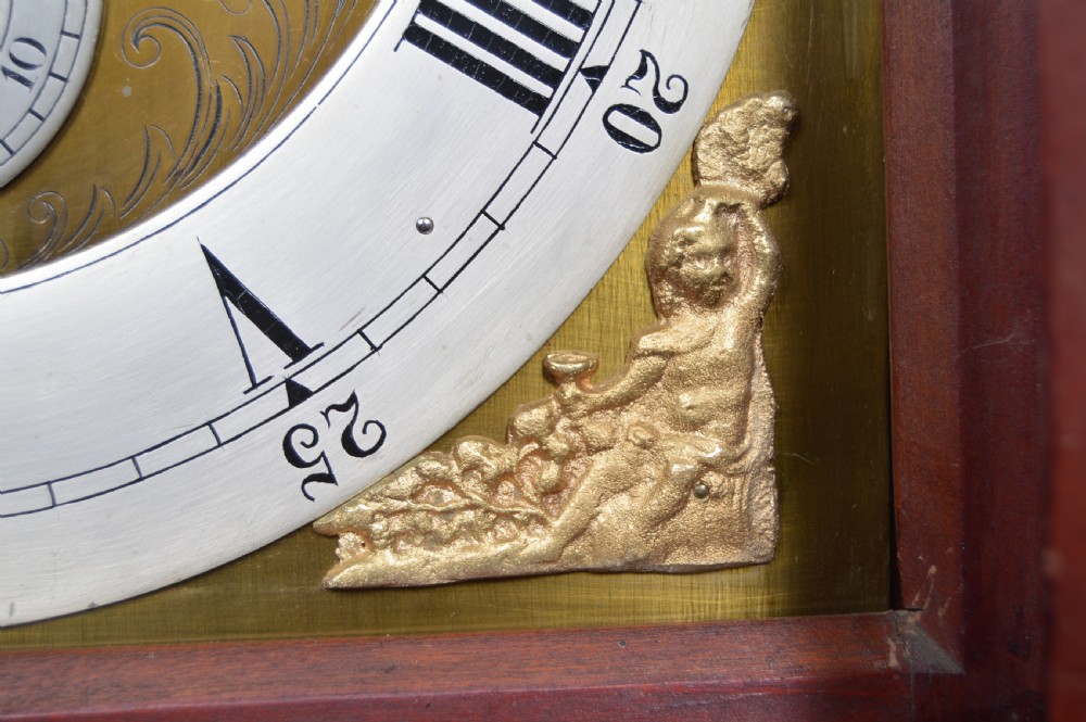 Victorian Scottish Mahogany Longcase Clock Alex Low View XVII