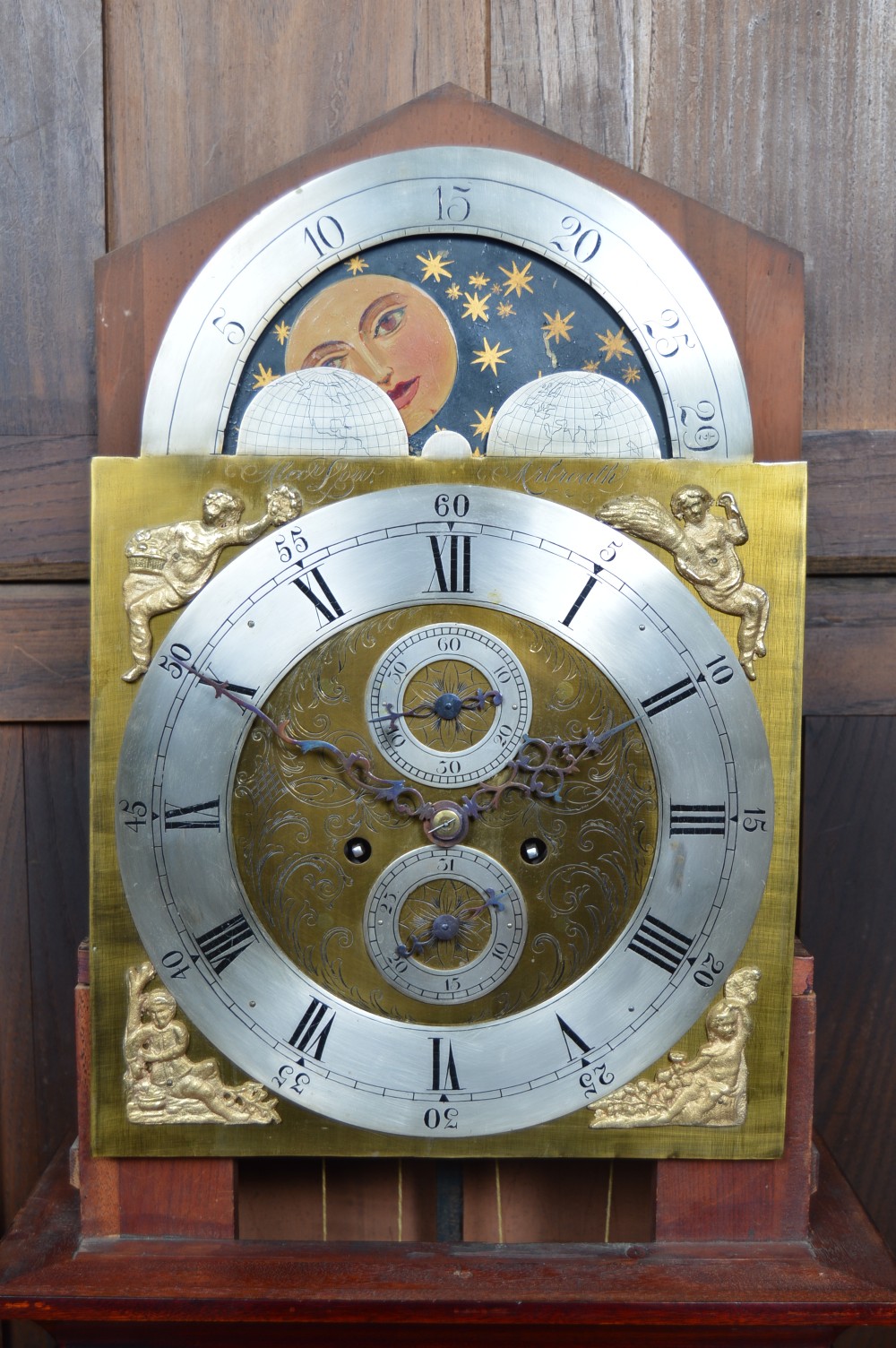 Victorian Scottish Mahogany Longcase Clock Alex Low View XXII