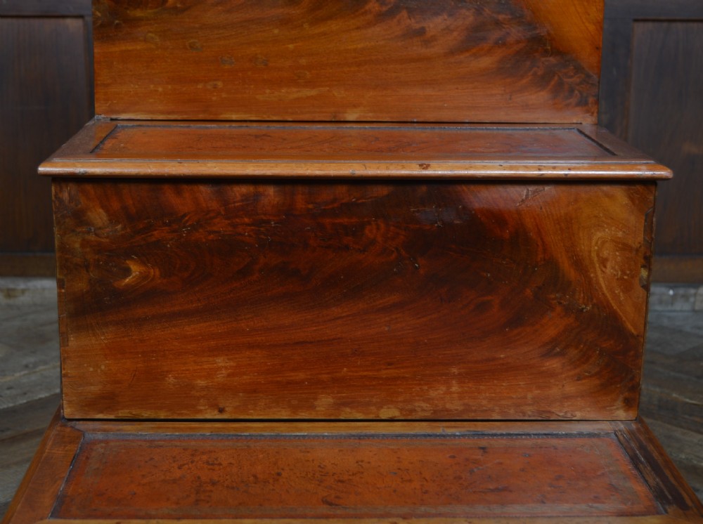 Victorian Mahogany Library Steps View X