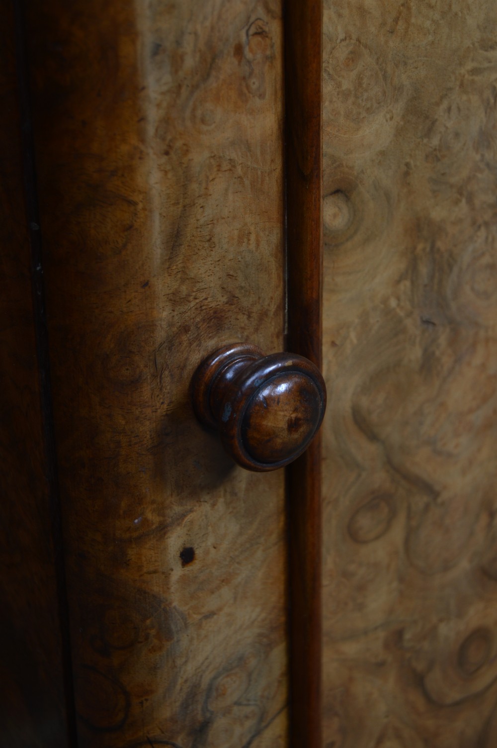 Victorian Walnut Bedside Cabinet/Pot Cupboard View V